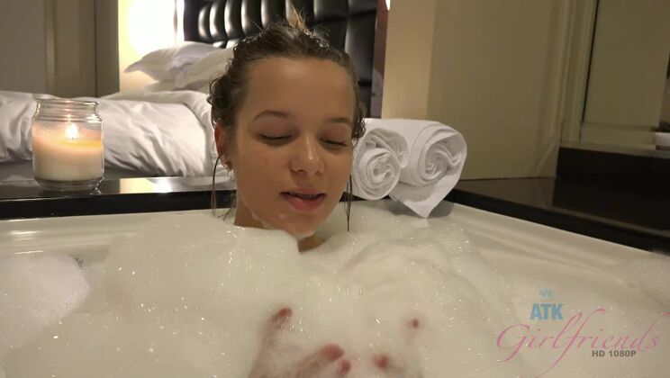 Your cock looks good in her mouth surrounded by bubbles