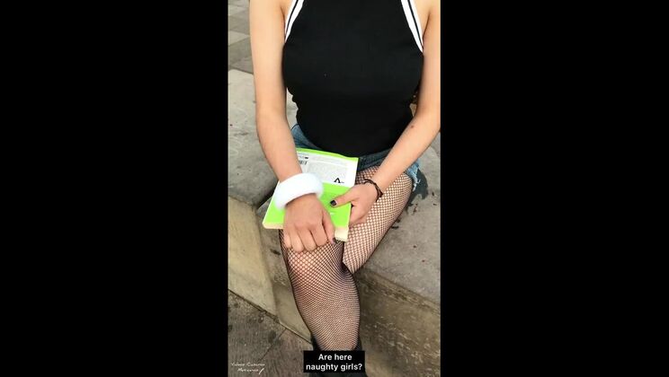 MONEY for SEX to Mexican Unfaithful Teen on the Streets, Nice BIG TITS in Public Place and Nice Blowjob (Samantha 18Yo) VOL 1 (SUBTITLE)