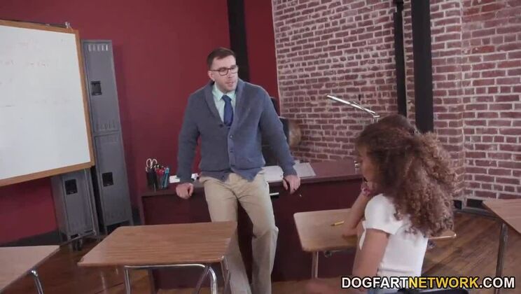 Cecilia Lion Takes Her Teachers Cock For Extra Credit