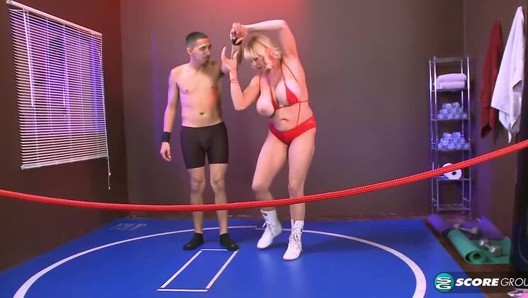 Shelly's X-Rated Female Wrestling Tutorial: A Blonde MILF's Guide
