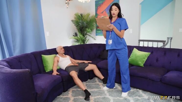 Nurse Azul's House Visit: A Big-Titted MILF's Medical Attention