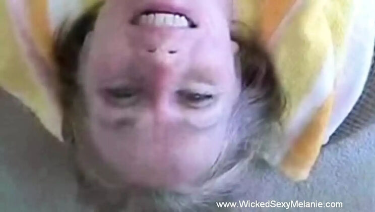 Hot Blonde MILF Melanie Skyy Takes a Huge Cum Load in Action!