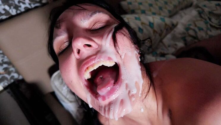 Shy Teen Violet Clarke Rough DP Gangbang with Massive Facial