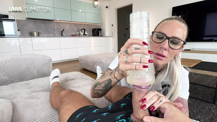 Hot Nurse Role Play - Glasses Facial & Squirting Orgasm in 4K