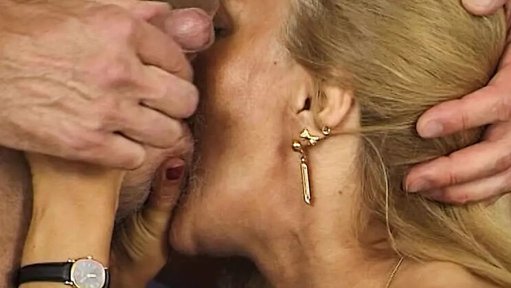 Horny German MILF from Hamburg rides hard and sucks cock