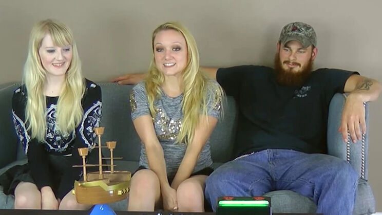 Blonde Teens Anneliese & Krystal Battle Hardcore - Threesome Fuck & Lost Bet Sex