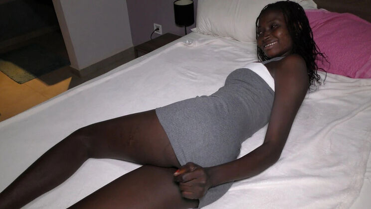 Amateur Teen Black Girl Gets Filled with Cum by Big Cock