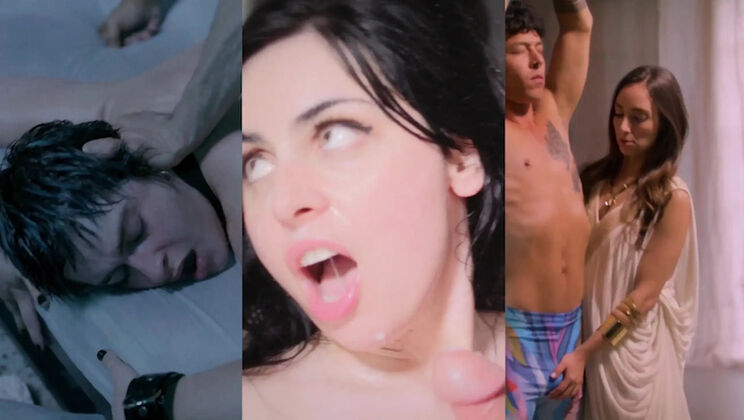 Sheer Bangers Orgy: Blowjob, Doggy Style & Interracial Sex with Curved Marvin and Muriel La Roja