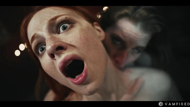 Lesbian Vampire Fight: Redhead Octavia Red Surrenders Her Pussy to Sonya Rivers in 4K
