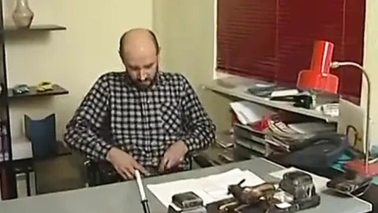 Office Blowjob: Redhead Granny Sucks Massive Cock Then Rides Hard