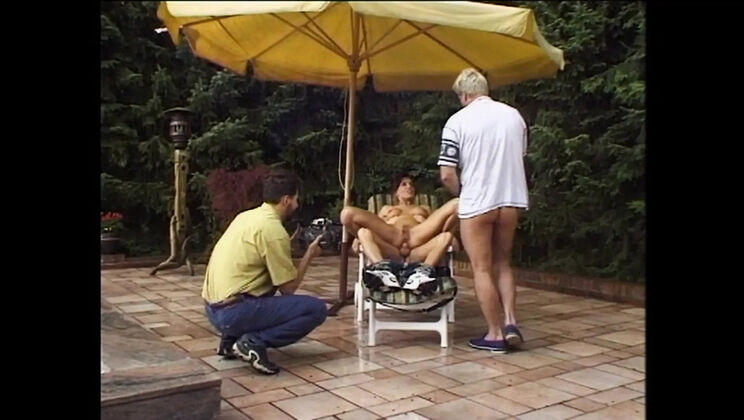 Fantastic Busty MILF Takes Two Big Cocks - Anal & Cum in Mouth Threesome